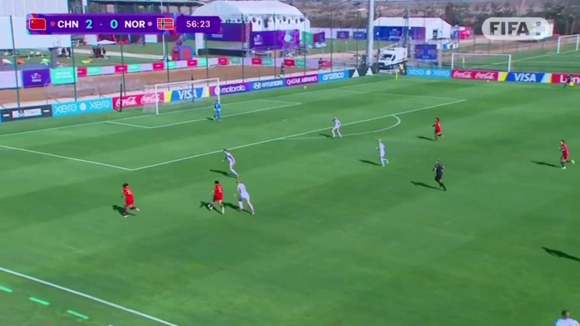 周欣怡抢点破门U17中